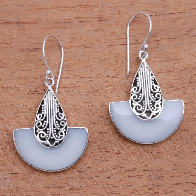 High-Quality Gemstone Jewelry For Special Occasions Swirl Clouds Artisan Crafted Sterling Silver and Resin Dangle Earrings High-Quality Gemstone Jewelry For Special Occasions Swirl Clouds Artisan Crafted Sterling Silver and Resin Dangle Earrings