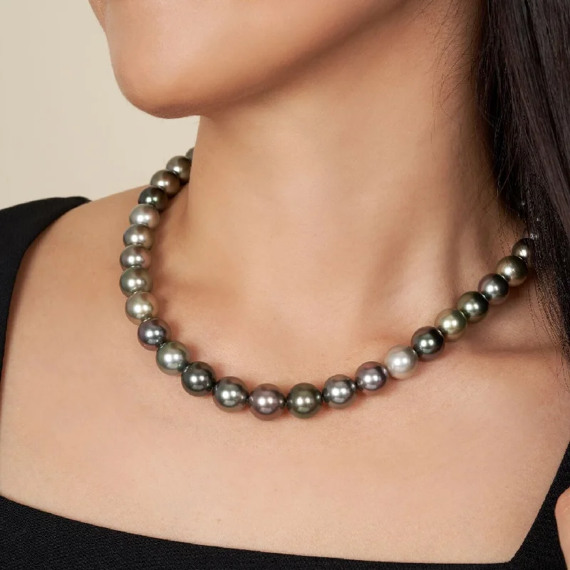 Stunning Statement Jewelry, Unbeatable Discounts 10.0-12.2 mm AAA Tahitian Round Pearl Necklace Stunning Statement Jewelry, Unbeatable Discounts 10.0-12.2 mm AAA Tahitian Round Pearl Necklace
