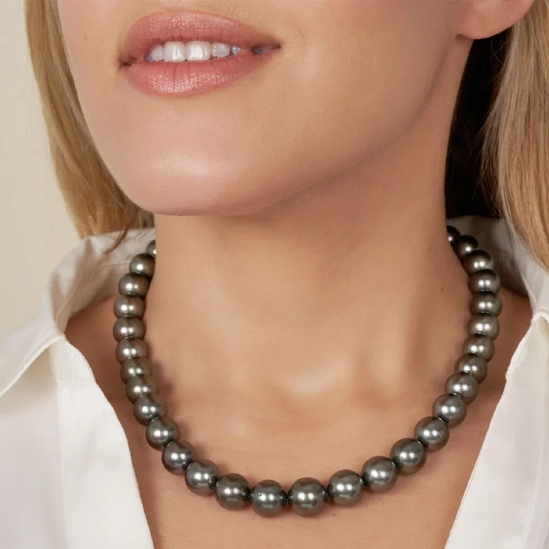 Dainty And Elegant Jewelry Now At Reduced Prices 11.0-13.5 mm AA+/AAA Tahitian Round Pearl Necklace Dainty And Elegant Jewelry Now At Reduced Prices 11.0-13.5 mm AA+/AAA Tahitian Round Pearl Necklace