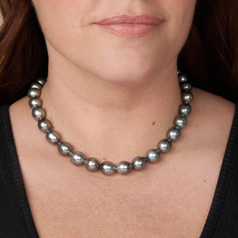 Shop Elegant Jewelry At Unbeatable Prices 11.2-11.9 mm AA+/AAA Tahitian Baroque Pearl Necklace Shop Elegant Jewelry At Unbeatable Prices 11.2-11.9 mm AA+/AAA Tahitian Baroque Pearl Necklace