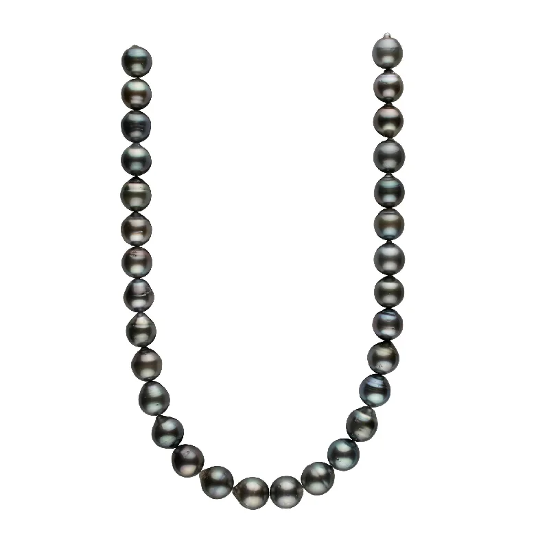 Discounted Jewelry For A Glamorous Look 12.1-12.7 mm AA+/AAA Tahitian Drop Pearl Necklace Discounted Jewelry For A Glamorous Look 12.1-12.7 mm AA+/AAA Tahitian Drop Pearl Necklace