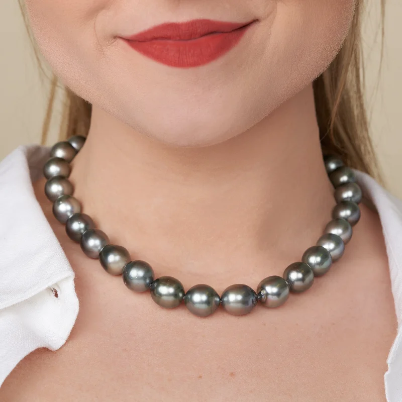 Exclusive Jewelry Bundles At Discounted Prices 12.2-13.1 mm AA+/AAA Tahitian Drop Pearl Necklace Exclusive Jewelry Bundles At Discounted Prices 12.2-13.1 mm AA+/AAA Tahitian Drop Pearl Necklace