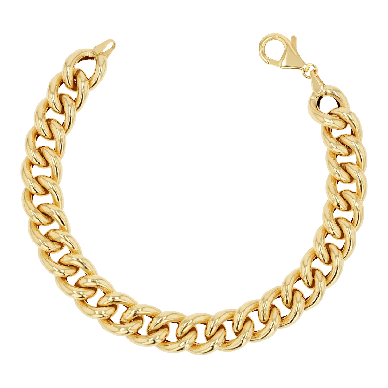 Get Ready To Sparkle – Special Jewelry Discounts 14K Chunky Cuban Link Chain Bracelet Get Ready To Sparkle – Special Jewelry Discounts 14K Chunky Cuban Link Chain Bracelet