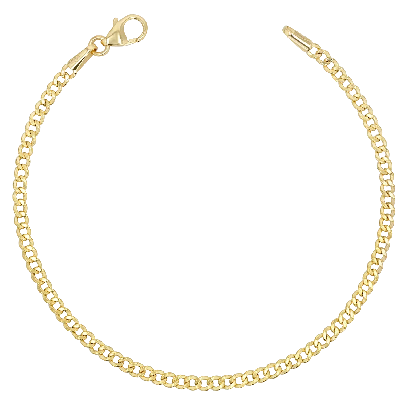 Sparkle For Less – Shop Jewelry Deals Now 14K Dainty Cuban Link Chain Bracelet