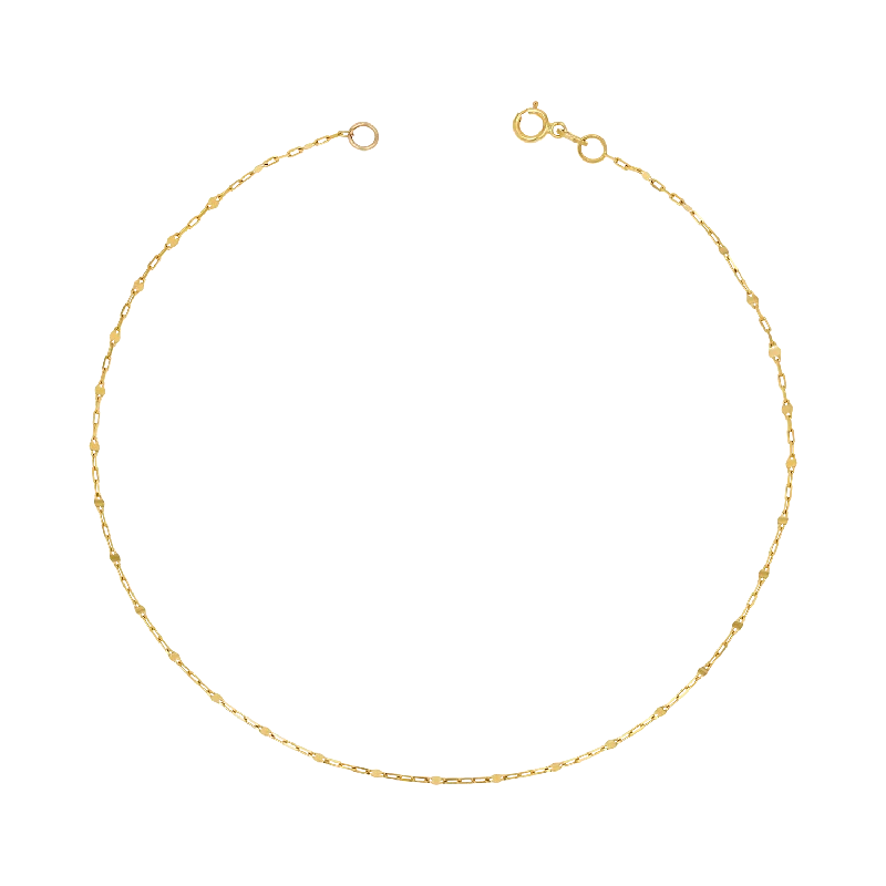 Celebrate Every Occasion With Sparkling Savings Petit Sequin Chain Anklet