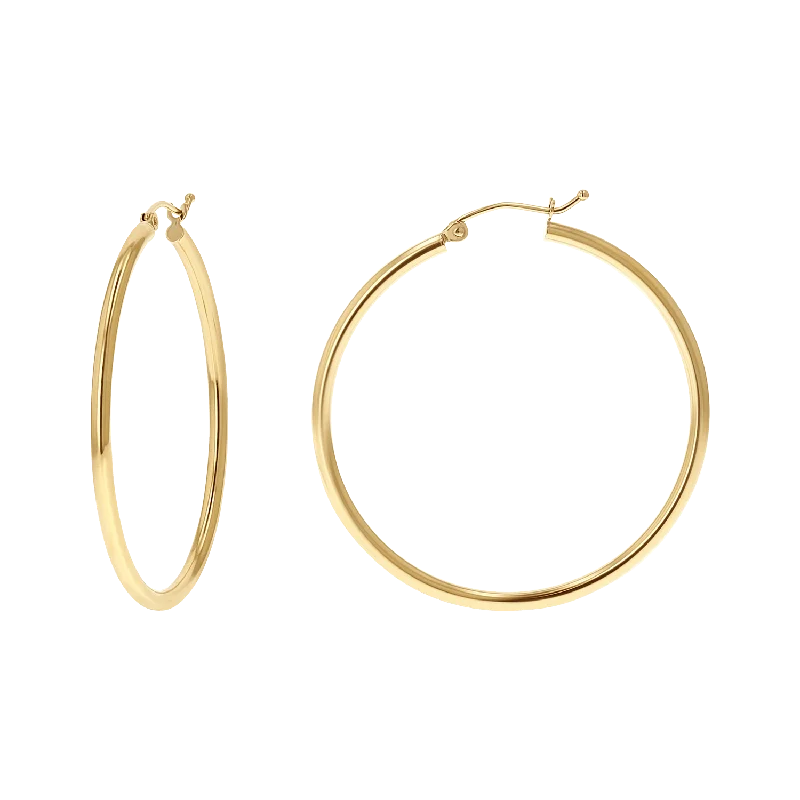 Flash Sale On Exquisite Jewelry – Don't Miss Out 2mm Gold Tube Hoop Earrings