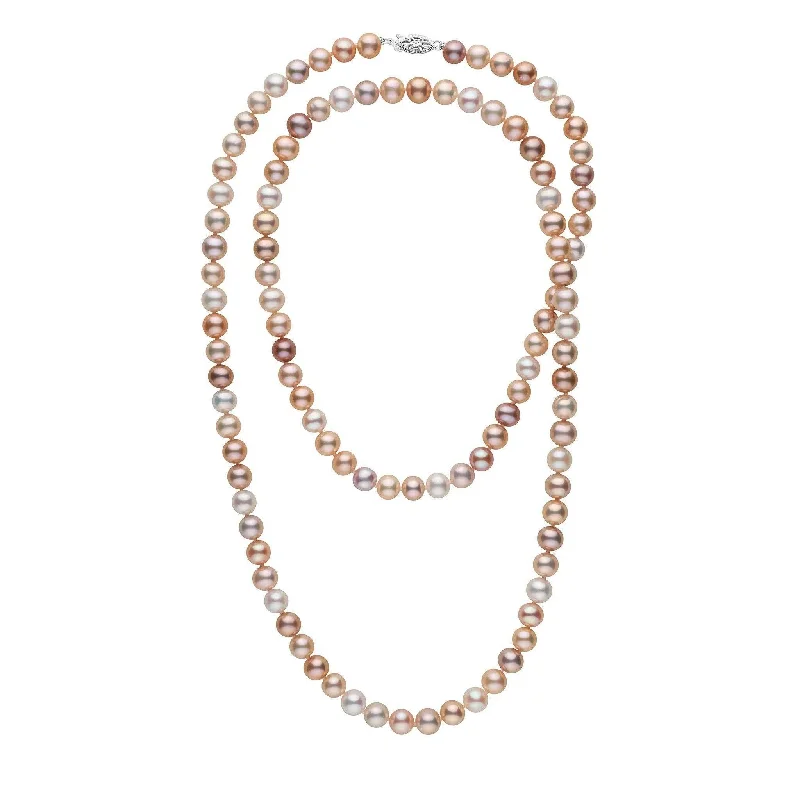 Last Chance To Grab Your Favorite Jewelry At A Discount 35-inch 7.5-8.0 mm AA+ Multicolor Freshwater Pearl Necklace Last Chance To Grab Your Favorite Jewelry At A Discount 35-inch 7.5-8.0 mm AA+ Multicolor Freshwater Pearl Necklace