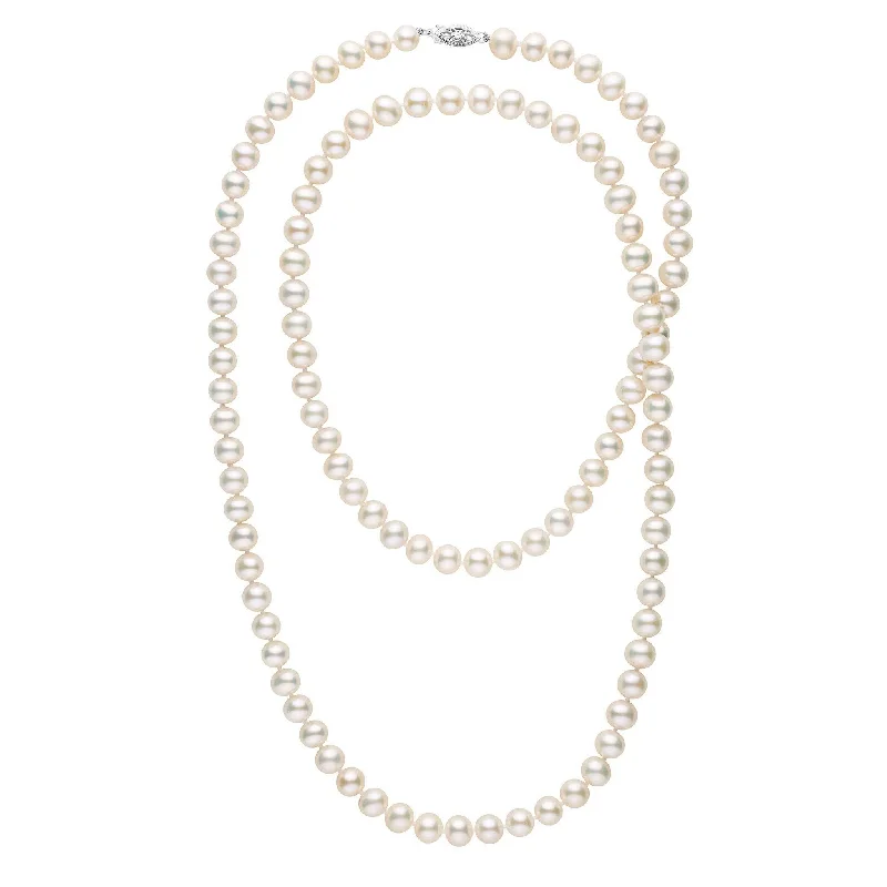 Limited-Stock Jewelry Clearance – Grab Your Favorites Now 35-inch 7.5-8.0 mm AA+ White Freshwater Pearl Necklace Limited-Stock Jewelry Clearance – Grab Your Favorites Now 35-inch 7.5-8.0 mm AA+ White Freshwater Pearl Necklace