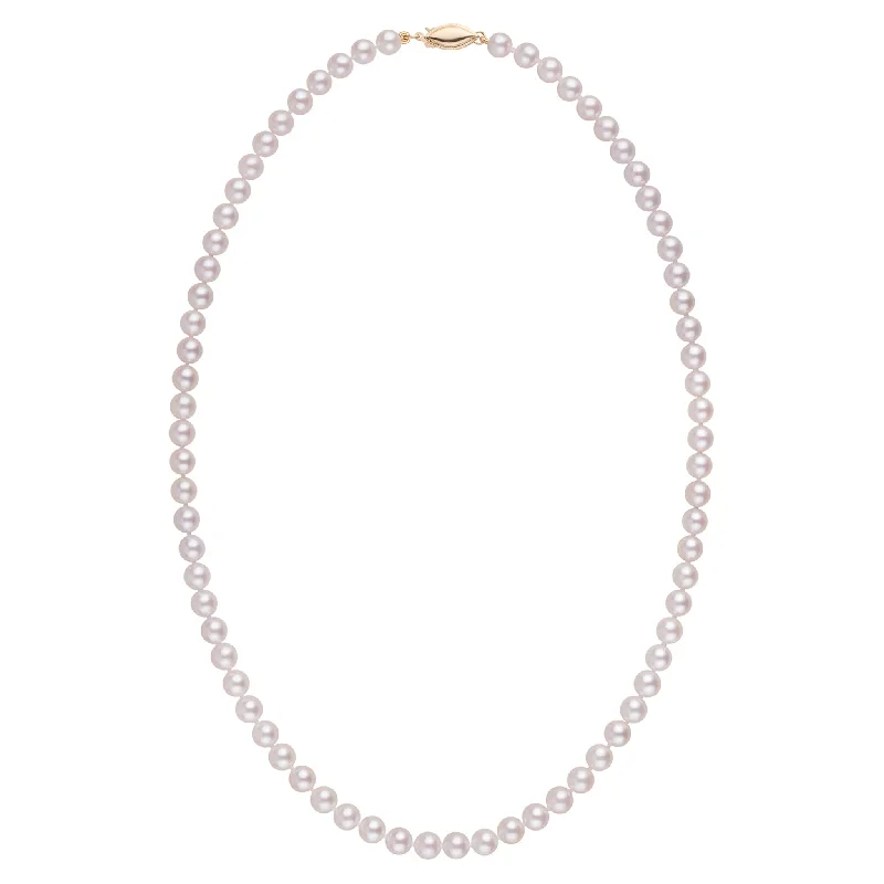 Get Ready To Sparkle – Special Jewelry Discounts 5.5-6.0 mm 18 Inch AA+ White Akoya Pearl Necklace Get Ready To Sparkle – Special Jewelry Discounts 5.5-6.0 mm 18 Inch AA+ White Akoya Pearl Necklace
