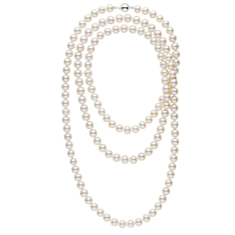 Limited-Time Offer On Elegant Jewelry Pieces 52-inch 8.5-9.5 mm AAA White Freshwater Pearl Necklace Limited-Time Offer On Elegant Jewelry Pieces 52-inch 8.5-9.5 mm AAA White Freshwater Pearl Necklace