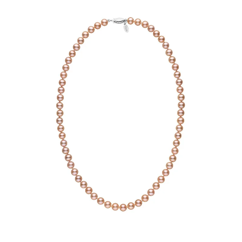 Limited-Stock Jewelry Sale – Shop Before It's Gone 6.5-7.0 mm 18 Inch Pink to Peach Freshadama Freshwater Pearl Necklace Limited-Stock Jewelry Sale – Shop Before It's Gone 6.5-7.0 mm 18 Inch Pink to Peach Freshadama Freshwater Pearl Necklace