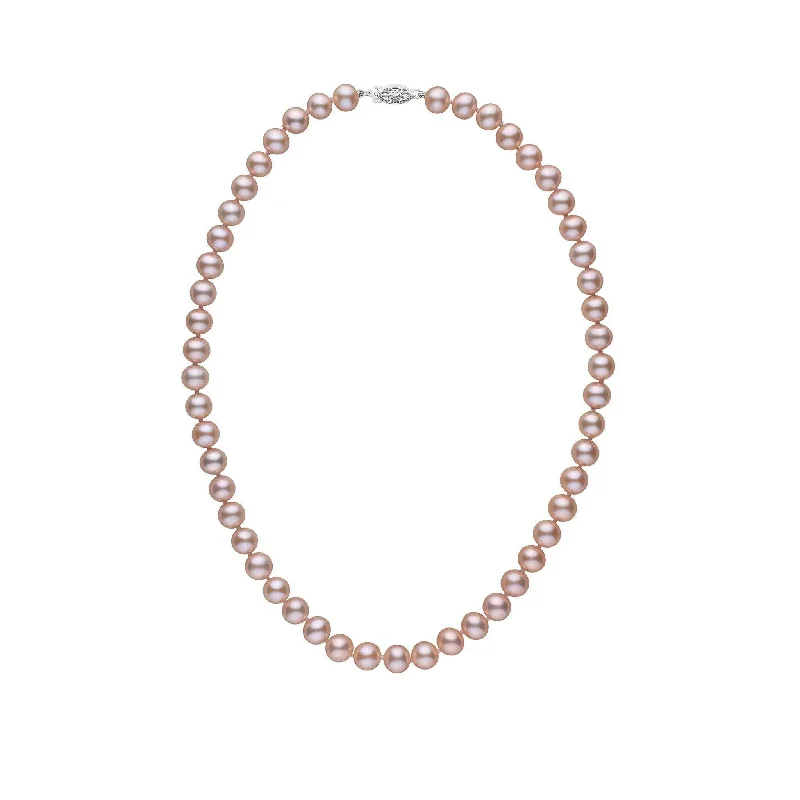 Affordable Luxury Jewelry For Every Occasion 7.5-8.0 mm 16 inch AA+ Lavender Freshwater Pearl Necklace Affordable Luxury Jewelry For Every Occasion 7.5-8.0 mm 16 inch AA+ Lavender Freshwater Pearl Necklace