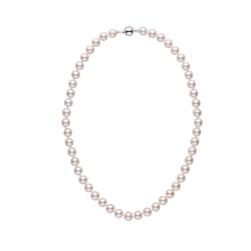 Customized Silver Jewelry For Unique Style 7.5-8.0 mm 16 inch AA+ White Akoya Pearl Necklace Customized Silver Jewelry For Unique Style 7.5-8.0 mm 16 inch AA+ White Akoya Pearl Necklace