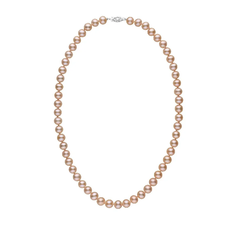 Bestselling Jewelry At Special Promotional Rates 7.5-8.0 mm 18 Inch AAA Pink to Peach Freshwater Pearl Necklace Bestselling Jewelry At Special Promotional Rates 7.5-8.0 mm 18 Inch AAA Pink to Peach Freshwater Pearl Necklace