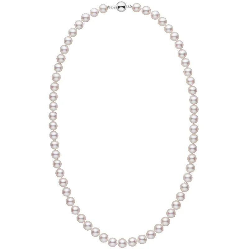 Premium Jewelry Now Available At Special Discounts 7.5-8.0 mm 22 inch AAA White Akoya Pearl Necklace Premium Jewelry Now Available At Special Discounts 7.5-8.0 mm 22 inch AAA White Akoya Pearl Necklace