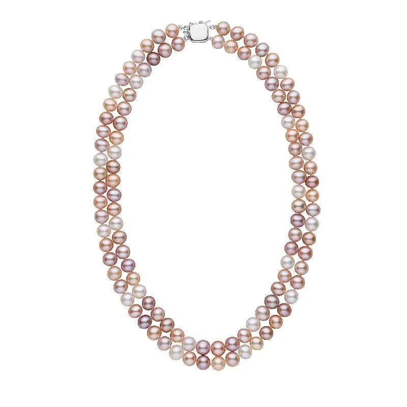 Shop Signature Jewelry Styles At Exclusive Prices 7.5-8.0 mm Double Strand AA+ Multicolor Freshwater Pearl Necklace Shop Signature Jewelry Styles At Exclusive Prices 7.5-8.0 mm Double Strand AA+ Multicolor Freshwater Pearl Necklace