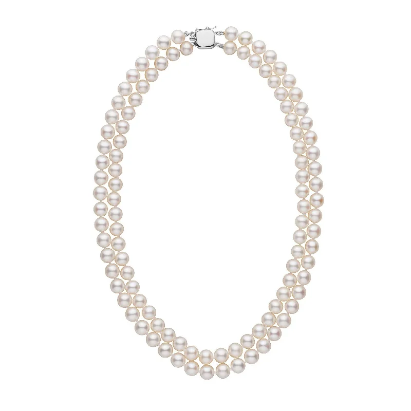 Premium Jewelry At Special Low Prices For A Limited Time 7.5-8.0 mm Double Strand AAA White Freshwater Pearl Necklace Premium Jewelry At Special Low Prices For A Limited Time 7.5-8.0 mm Double Strand AAA White Freshwater Pearl Necklace