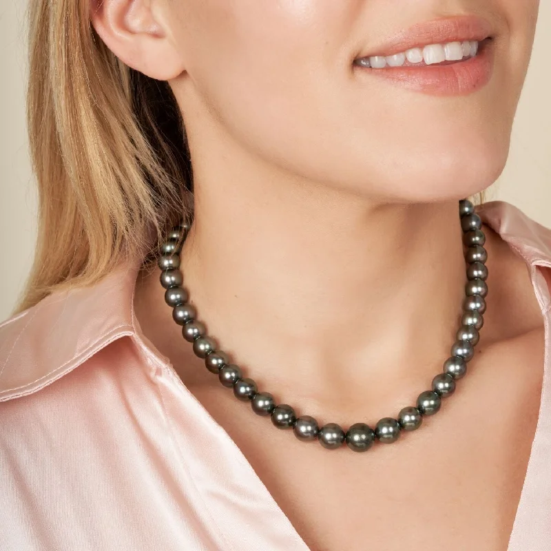 Shine Without Limits – Jewelry Sale Happening Now 8.0-10.4 mm AA+/AAA Tahitian Round Pearl Necklace