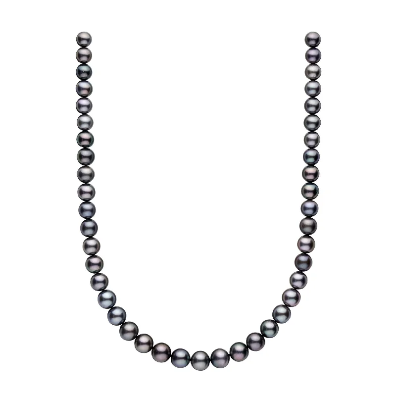 Shop High-Quality Jewelry At Jaw-Dropping Discounts 8.6-10.8 mm AA+/AAA Tahitian Round Pearl Necklace Shop High-Quality Jewelry At Jaw-Dropping Discounts 8.6-10.8 mm AA+/AAA Tahitian Round Pearl Necklace