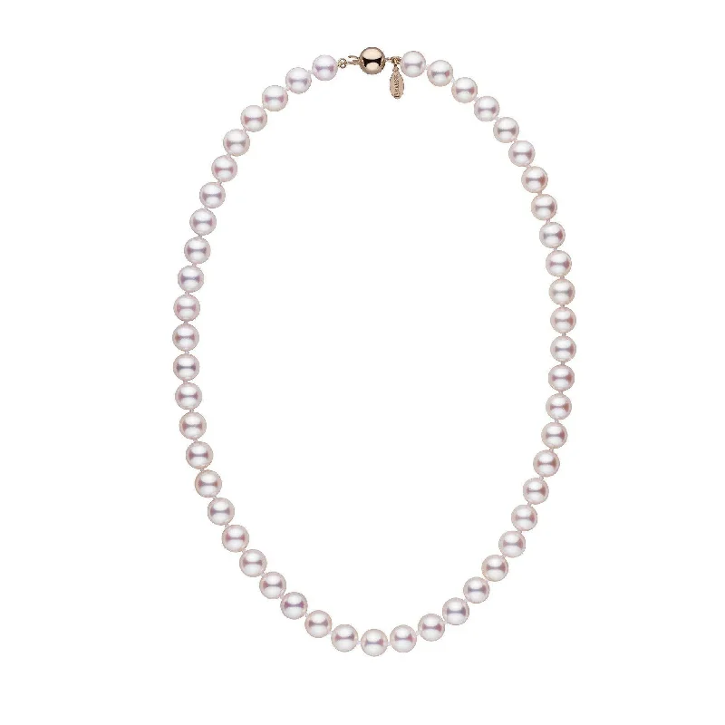 High-Quality Gemstone Jewelry For Special Occasions 8.0-8.5 mm 18 inch White Hanadama Akoya Pearl Necklace High-Quality Gemstone Jewelry For Special Occasions 8.0-8.5 mm 18 inch White Hanadama Akoya Pearl Necklace