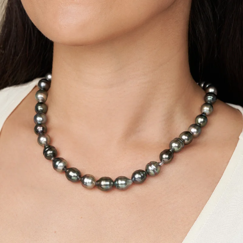 Your Perfect Accessory At The Perfect Price 8.2-10.3 mm AAA Tahitian Baroque Pearl Necklace Your Perfect Accessory At The Perfect Price 8.2-10.3 mm AAA Tahitian Baroque Pearl Necklace