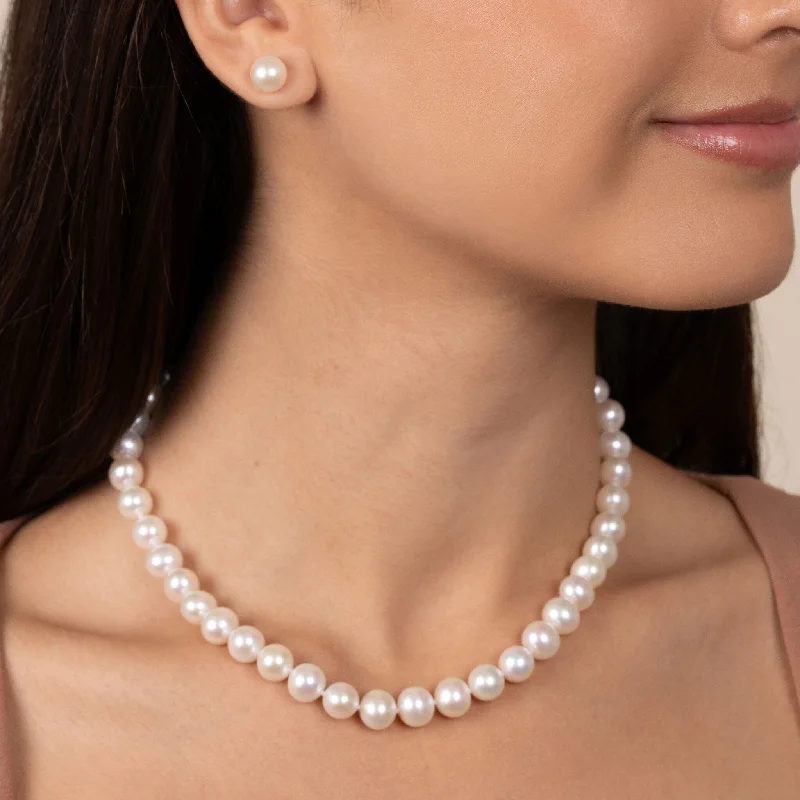 Shop Trending Jewelry With Exclusive Savings 8.5-9.0 mm 16 Inch AA+ White Freshwater Pearl Necklace Shop Trending Jewelry With Exclusive Savings 8.5-9.0 mm 16 Inch AA+ White Freshwater Pearl Necklace