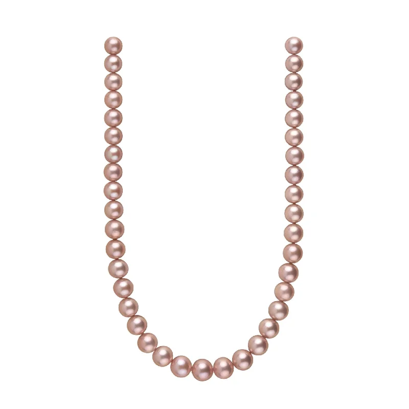 Timeless Elegance At Unbelievable Discounts 9.8-11.9 mm Pink Edison Freshwater Pearl Necklace Timeless Elegance At Unbelievable Discounts 9.8-11.9 mm Pink Edison Freshwater Pearl Necklace