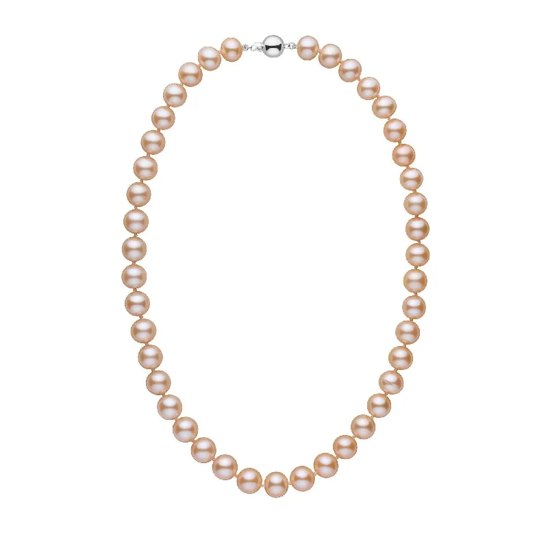Classic And Modern Jewelry Styles On Sale 9.5-10.5 mm 18 inch AA+ Pink to Peach Freshwater Pearl Necklace Classic And Modern Jewelry Styles On Sale 9.5-10.5 mm 18 inch AA+ Pink to Peach Freshwater Pearl Necklace