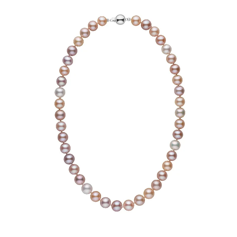 Unmissable Jewelry Clearance – Final Reductions 9.5-10.5 mm 18 Inch AAA Multicolor Freshwater Pearl Necklace
