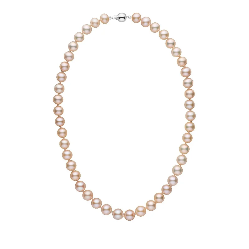 Stunning Jewelry At Even More Stunning Prices 9.5-10.5 mm 18 inch AAA Pink to Peach Freshwater Pearl Necklace Stunning Jewelry At Even More Stunning Prices 9.5-10.5 mm 18 inch AAA Pink to Peach Freshwater Pearl Necklace