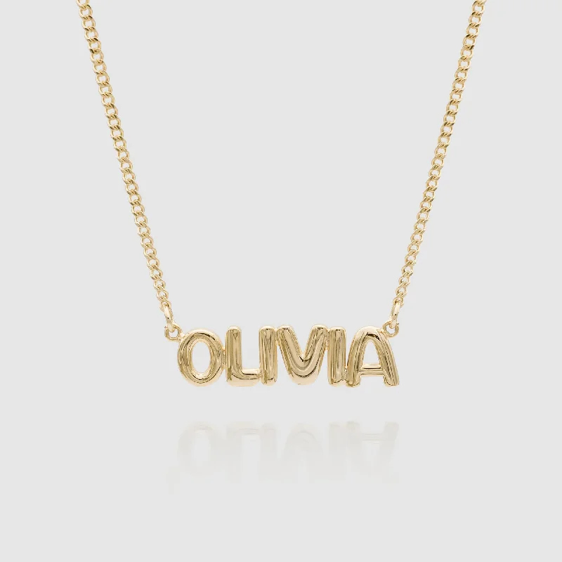 Huge Savings On Timeless Jewelry Collections Bubble Custom Name Necklace