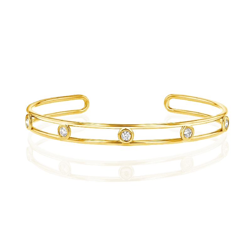 Affordable Luxury Jewelry For Every Occasion Bubble Diamond Cuff
