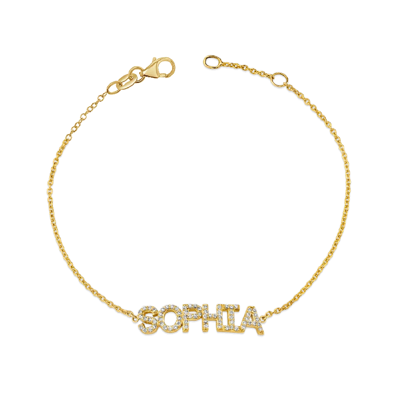 Exclusive Jewelry Offers – Shine For Less Diamond Custom Name Bracelet