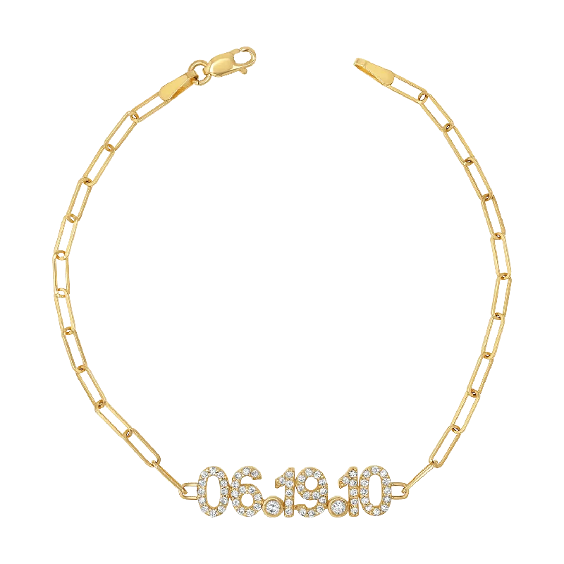 Upgrade Your Collection With Our Limited-Time Jewelry Sale Diamond Date Bracelet