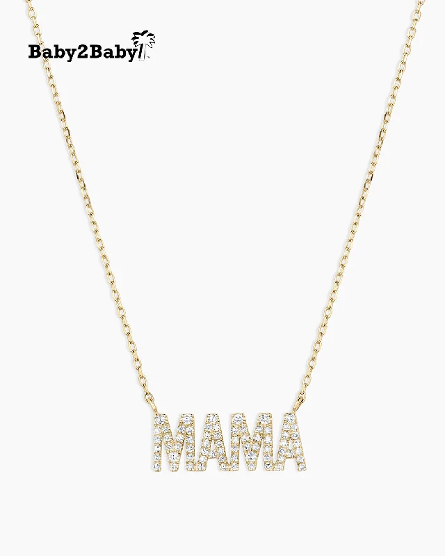 Limited-Time Offer On Premium Jewelry Collections Diamond Pavé Mama Necklace