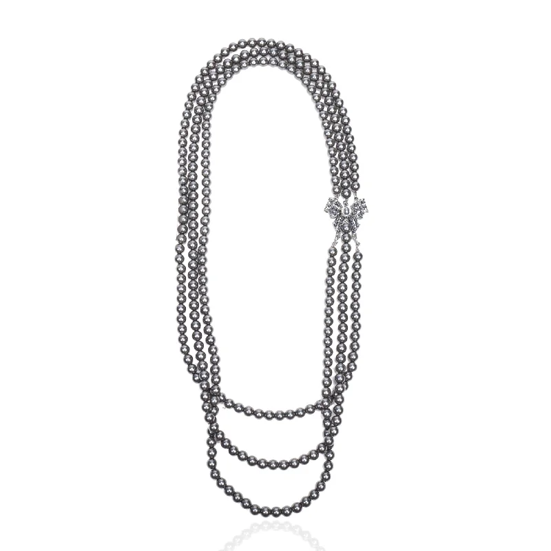 Trending Jewelry Styles Now At Limited-Time Discounts Diamonique Long Pearl Dress Chain - Gray Bow Trending Jewelry Styles Now At Limited-Time Discounts Diamonique Long Pearl Dress Chain - Gray Bow