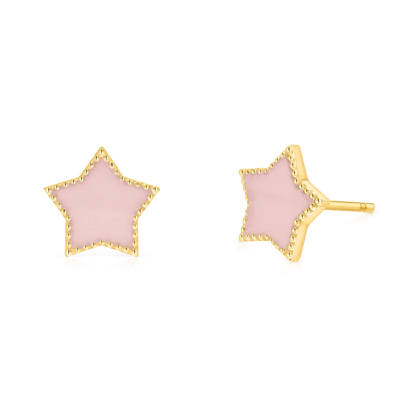 Exclusive Jewelry Discounts – Shop Now For Savings Enamel Star Earrings