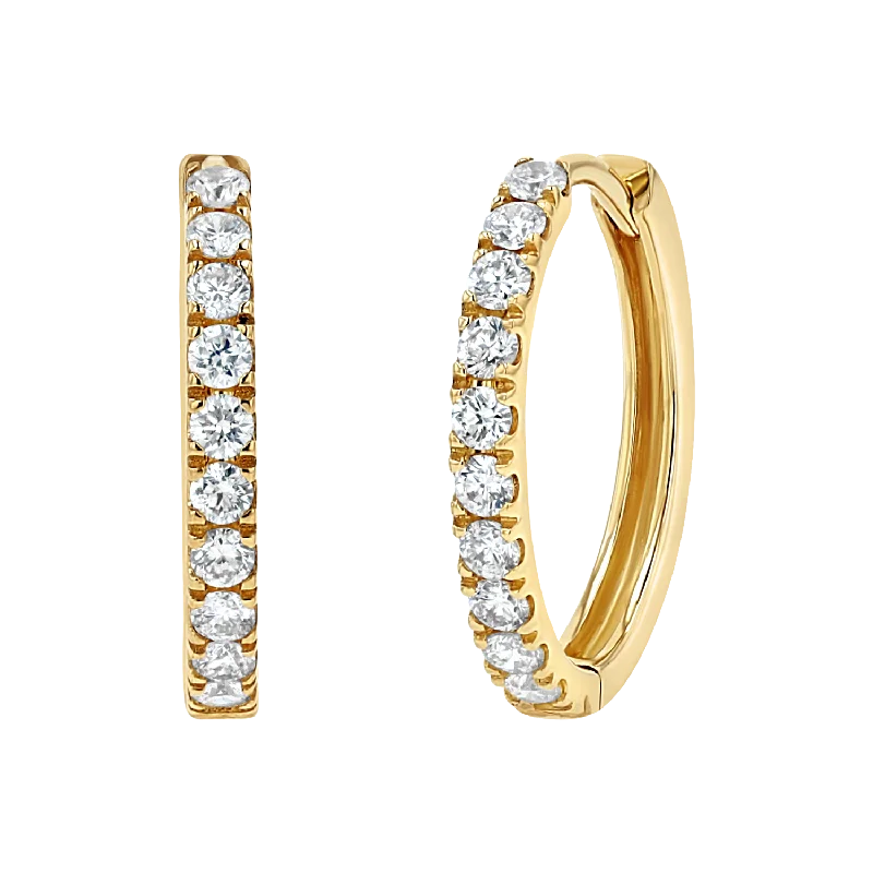 Big Discounts On Elegant Jewelry Collections Grand Large Diamond Huggie Hoops
