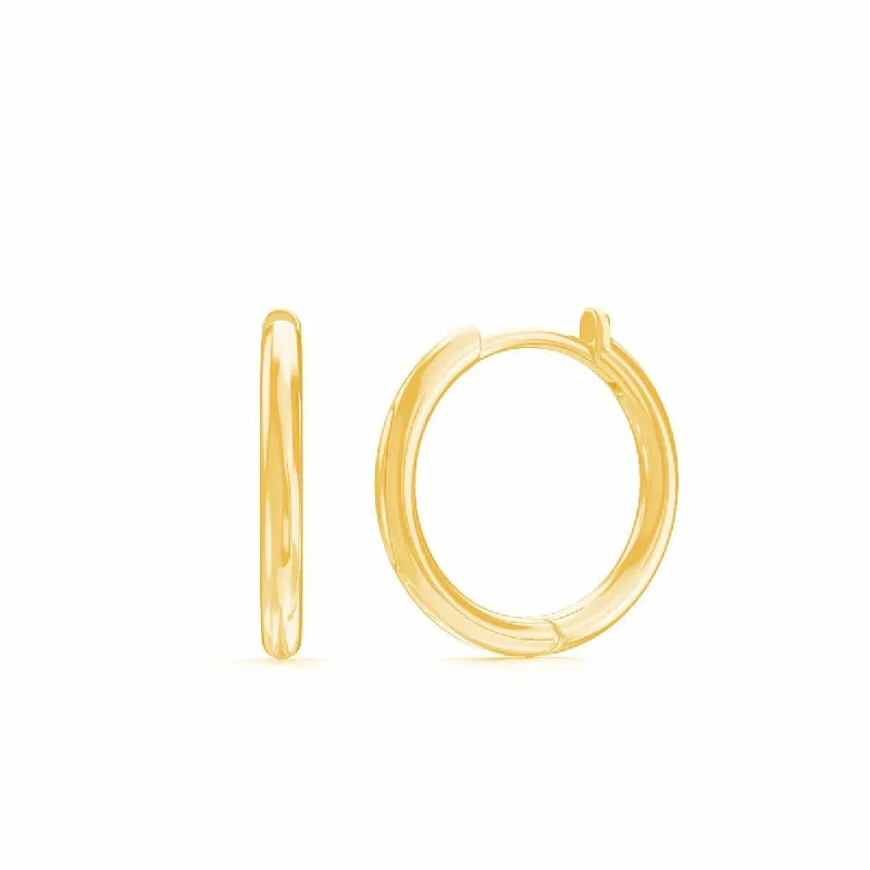 Bestselling Jewelry At Special Promotional Rates Grand Solid Huggie Hoop Earrings