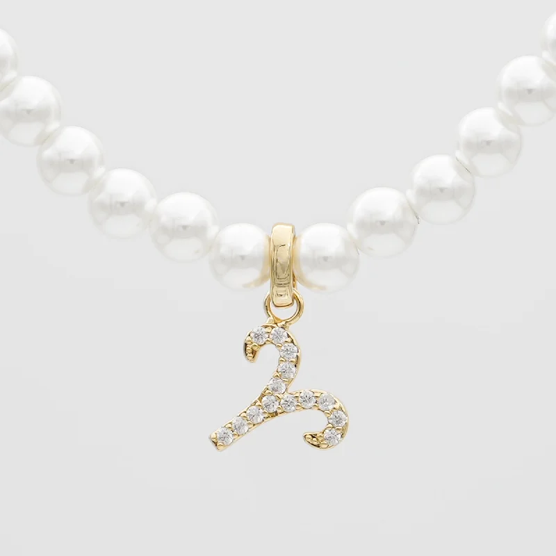 Personalized Engraved Jewelry For Meaningful Gifts ICY Pearl Zodiac Necklace