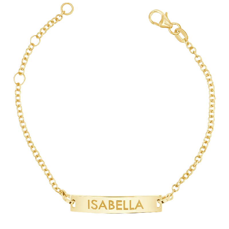 Romantic Heart-Shaped Jewelry For Special Gifts Kids Signature Classic Engravable ID Bracelet Romantic Heart-Shaped Jewelry For Special Gifts Kids Signature Classic Engravable ID Bracelet