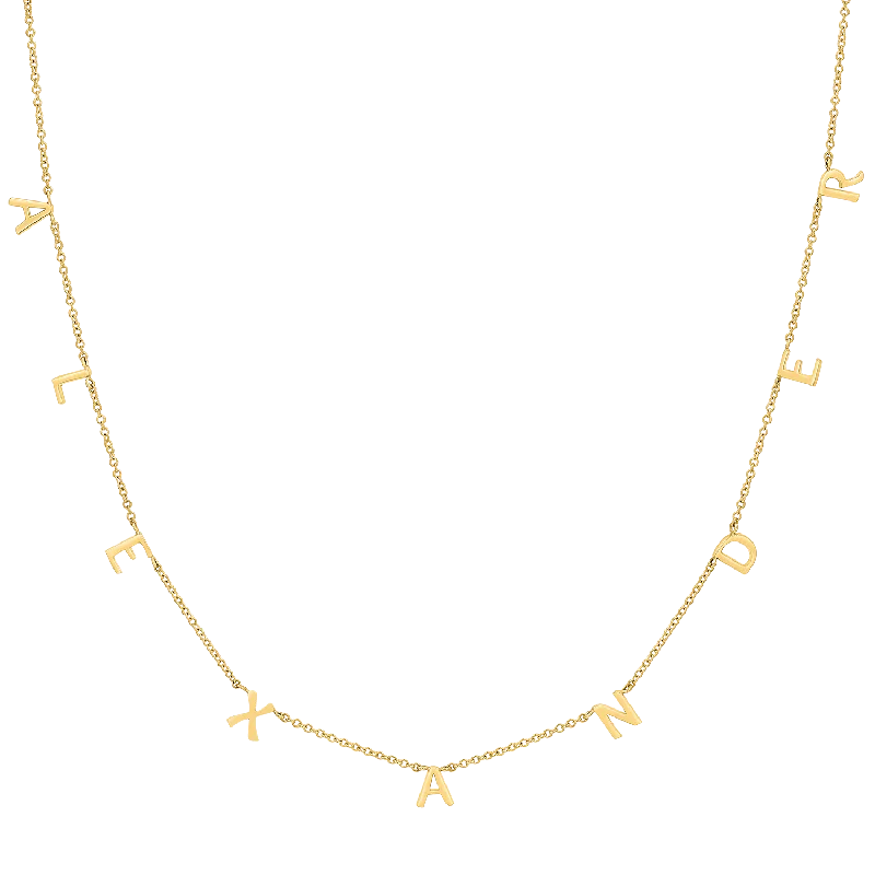 Bold And Beautiful Jewelry Now At Irresistible Prices Kids Mini Spaced Letter Necklace Bold And Beautiful Jewelry Now At Irresistible Prices Kids Mini Spaced Letter Necklace