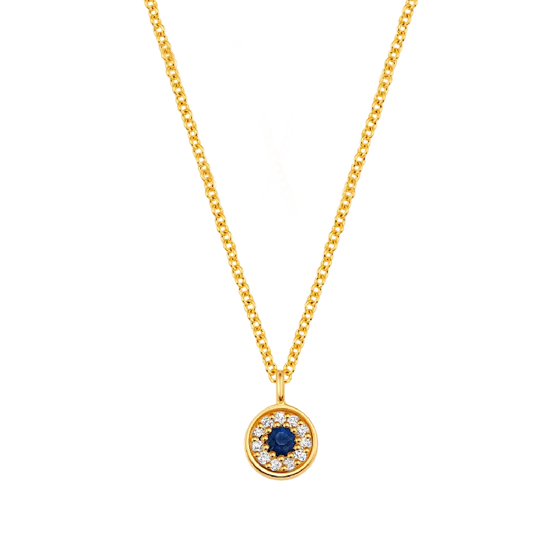 Jewelry Deals That Outshine The Rest Kids Dainty Round Evil Eye Necklace