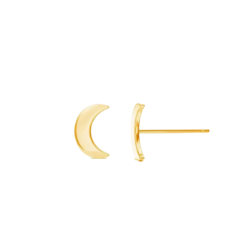 Stunning Jewelry At A Fraction Of The Price Kids Solid Moon Studs