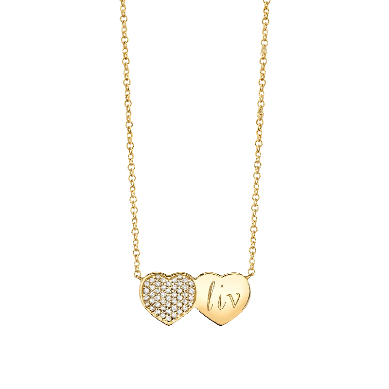 Last Chance To Shop High-End Jewelry At Markdown Prices Kids Twin Heart Necklace