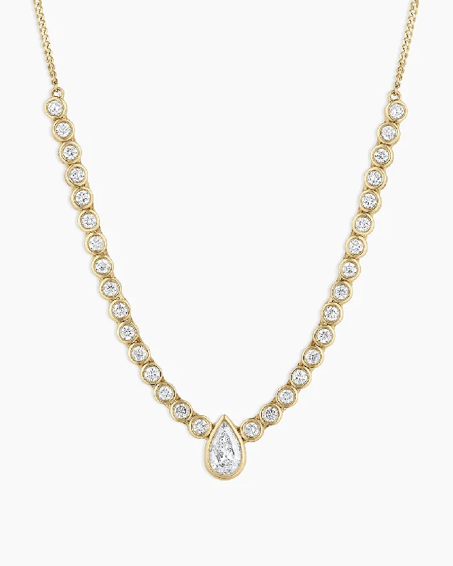 Jewelry Flash Sale – Stylish Designs At Unbeatable Rates Lab Grown Diamond Pear Row Necklace Jewelry Flash Sale – Stylish Designs At Unbeatable Rates Lab Grown Diamond Pear Row Necklace