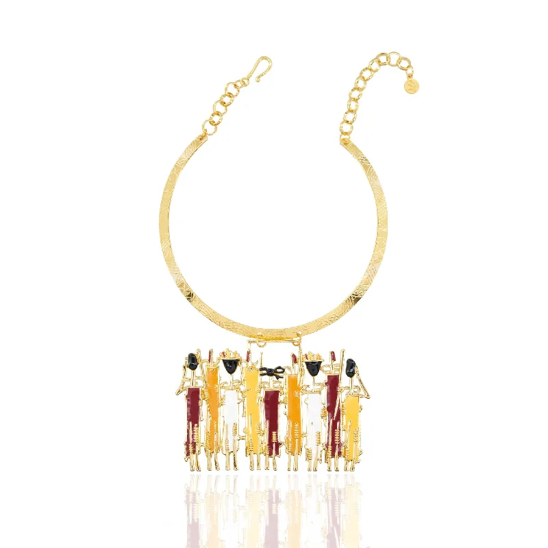 Exclusive Jewelry Bundles At Discounted Rates Maasai Sherrie Choker - Gold