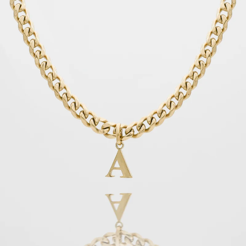 Timeless Elegance, Temporary Discounts – Act Fast Mya Initial necklace | Thick Cuban