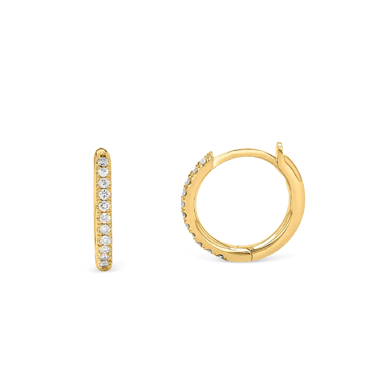 Grab Your Favorite Jewelry At The Lowest Prices Diamond Huggie Hoop Earrings