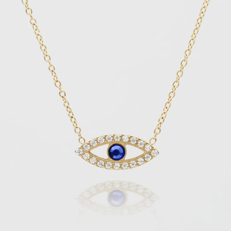 Exclusive Jewelry Sale – Limited-Time Discounts Rhea CZ Eye Necklace